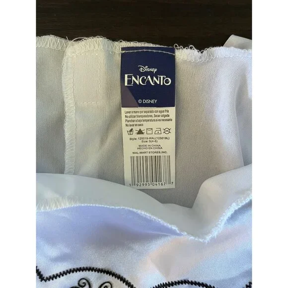 NWT Disney Girls Small (4-6) Encanto Mirabel Halloween Costume Purim Dress - Picture 3 of 4